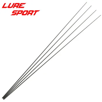 LureSport 4db 50cm Szilárd szén-rod Tipp üres nincs festék Rod építőelemek Halászati Pole Javítás DIY Tartozékok