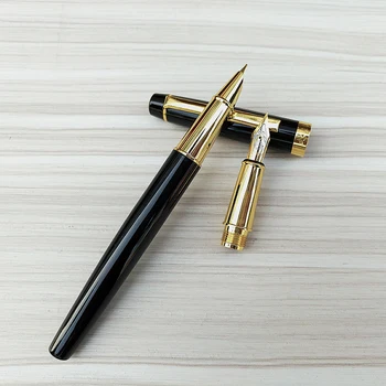 Luxus Fém Dupla Nib Fountain Pen 0,5 mm Iraurita A Nib Új Stílus tinta, Toll A Barátod Iroda & tanszerek