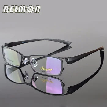 Látvány Keret, Szemüveg, Férfi Számítógép Rövidlátás Optikai Szemüveg Keret Férfi Átlátszó, víztiszta Lencse Armacao de RS026