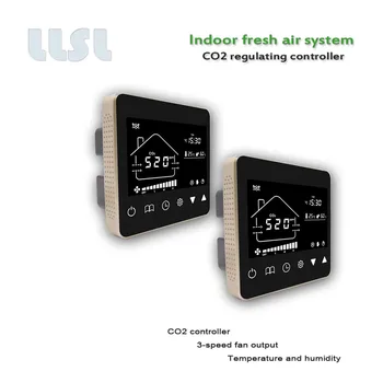Légcsere vezérlő, friss levegő rendszer tartozékok CO2-ellenőrzési eszköz, AC3 fokozatú ventilátor kimenet