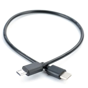 Magas Minőségű C Típusú (az USB-C) Micro USB Férfi Sync Felelős OTG TÖLTŐ kábel Kábel Adapter Mobiltelefonok Adatok Vezeték Csatlakozó
