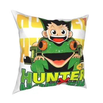 Manga Fedezze Tér párnahuzat Japán Anime Hunter x Hunter Gon Párna, Takaró Kreatív Díszítő Pillowcover Autó 45x45cm