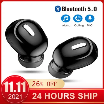 Mini X9 Vezeték Nélküli Bluetooth-5.0 In-Ear Fülhallgató HiFi Fülhallgató, Mikrofon Sport Verejték-Bizonyíték, Fülhallgató, Kihangosító, Fülhallgató Sztereó Hang