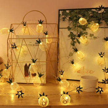 Modern stílusú Led lámpák ananász formában string Karácsonyi fények DIY dekoráció tündérfény