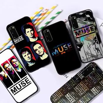 Muse Zenekar Telefon tok Samsung Galaxy A21S A31 A32 A20RE a51-es A52 A71 5G A72 A80 A91 S10-Lite Fekete, Puha Borító