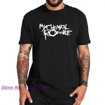 My Chemical Romance-T-Shirt Gyertya Punk Zenekar Jel Maximum Kényelmes, Rövid Ujjú Homme EU Méret, 100% Pamut Harajuku Tees