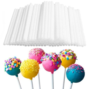 Műanyag Étel Bár Lollipop Bot Nyalóka, Csoki, Cukor, Bot, Rúd Fogantyú Rúd Torta Tészta Eszköz Sütés Kiegészítők, Nagykereskedelmi