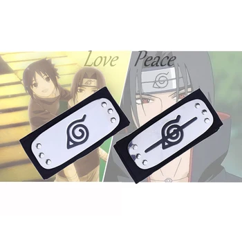 Naruto Fejpánt Cosplay Jelmez Kiegészítők Homlokán Védelem Kötést Játék, Kellék Itachi Akatsuki Anime Kakashi