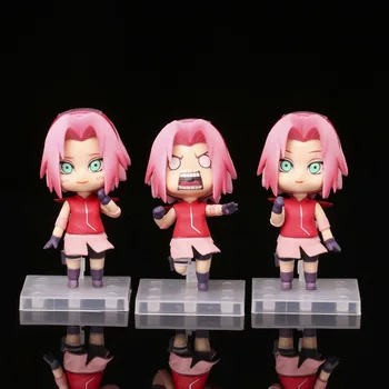 NARUTO Haruno Sakura 3 Féle figurát Dísz Modell Játékok