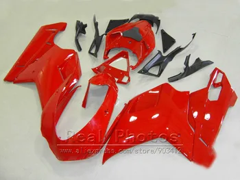 OEM Piros ABS spoiler készlet Ducati 848 1098 07 08 09 10 11 burkolat meghatározott 848 1098 2007-2011 YY05
