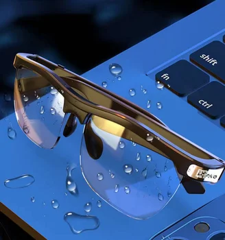 Okos Szemüveg Intelligente Bluetooth 5.0-S Szemüvegek TWS Vezeték nélküli, Vízálló Fülhallgató Anti-Kék Polarizált Lencse E-sport Napszemüveg