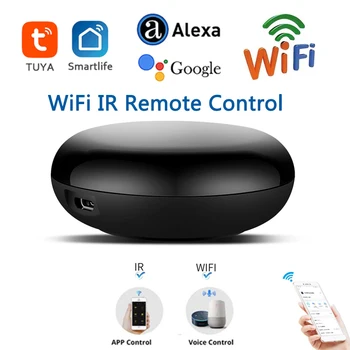Okos Wifi IR Távirányító Alexa, a Google Asszisztens Intelligens Otthon Tuya Intelligens Élet Univerzális Infravörös Vezérlő a TV-DVD AUD AC
