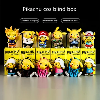 Pokémon Pikachu Sorozat Vak Doboz Gundam Kacsa Kapszula Játék Baba, Autó Dekoráció Karácsonyi Ajándék
