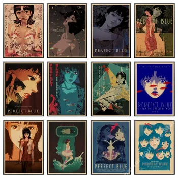 Poszterek, Nyomatok, Forró Tökéletes Kék Japán Anime Klasszikus Képregény Film Művészet nátronpapír Posztert, Festményt, lakberendezés