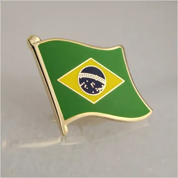 Puha Zománc Brazília Zászló Hajtóka Csapok