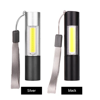 Q5 mini LED-zseblámpa 100000LM vízálló elemlámpa 3 mód zoom andfocus állítható lámpás hordozható, izzó Ceholyd