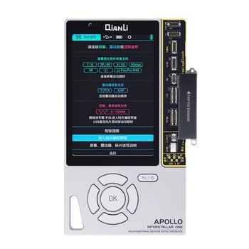 Qianli Apollo Egy 6in1 Eredeti Szín csökkentése iPhone Fényérzékeny Adatok Vonal Érzékelés Baseband Chip Olvasni, Írni, Vibrátor