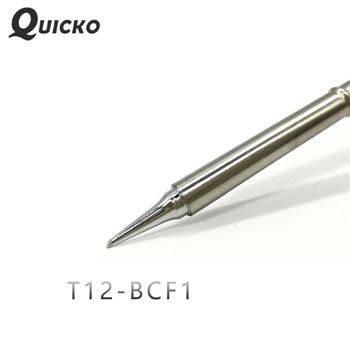 QUICKO T12-BCF1 Eszközök Hegesztés forrasztás vas tippek 70W a FX9501 Kezelni LED&OLED forrasztóállomás 7s olvad tin