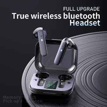 R20 TWS Bluetooth Fülhallgató Vezeték nélküli IPX7 Vízálló Mély Basszus Fülhallgató, Igaz Vezeték nélküli Sztereó HIFI Mozgó Vas Fejhallgató Mikrofon