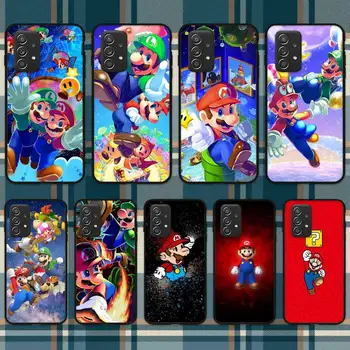 RUICHI Retro Játék Super-Mario Telefon tok Samsung Galaxy S10 S20 S21 Note10 20Plus Ultra Shell