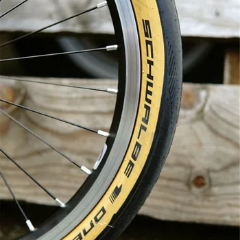 SCHWALBE egy ultrakönnyű kerékpár 16x1.35 349 összecsukható gumit a kerékpár 35-349 sárga edge anti puncturefor brompton