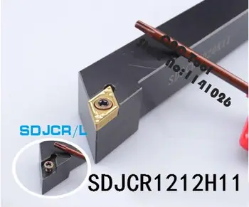 SDJCR1212H11/ SDJCL1212H11 Fém Eszterga Szerszámok Eszterga Gép CNC Esztergálás Eszközök Külső Fordult szerszámtartó S-Típusú SDJCR/L