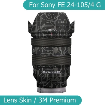 SEL24105G Kamera Lencséje Matrica Kabát Wrap Védőfólia Test Matrica Bőr Sony FE 24-105 F4 24-105mm F/4 G OSS FE24105MM/4
