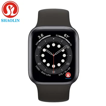 SHAOLIN Eredeti Smart Óra 6 Sorozat a Viselhető Eszközök Szinkronizálása Bejelentő Apple Nézni Android Bluetooth Smartwatch (Piros Gomb)