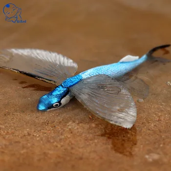 Szimulált Statikus Tengeri Vad Állatok Egzotikus Állatok Repülő Hal Modell Kézzel Készült, Dekoratív Játékok