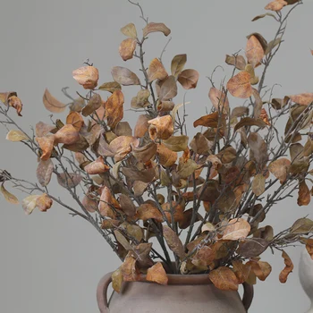 Szinte Természetes, Őszi Levelek Színes Hamis Növények DIY Fa Acce Mesterséges Virág, Fotó Kellékek Otthon Kert Esküvői Dekoráció