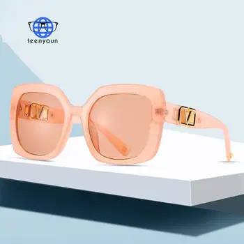 TEENYOUN 2021 Luxus Márka, Design Napszemüveg Nők Vintage Cukorka Színű napszemüvegek Retro Szabadtéri Utazás Lentes De Sol Mujer