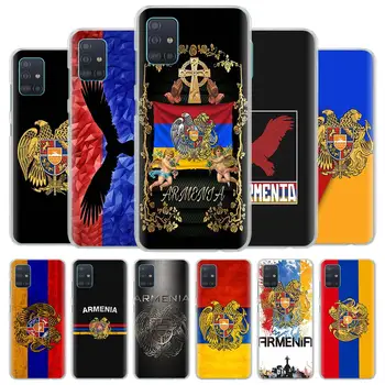 Telefon tok Samsung Galaxy a51-es A71 A11 A21s A31 A41 A42 A91 A12 A02s A10 a30-as A50 A70 Kemény Borító Shell Örmények, Örményország Zászló