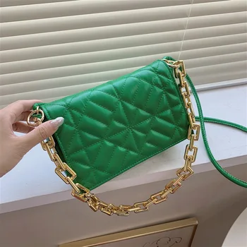Tervező Luxus Táskák Márka Zöld Fedél Táskák, Divat, Női Lánc Váll Táska Kors Táskák Elegáns Messenger Bags Sac Fő