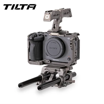 Tilta FX3 Kamera Ketrec Páncél Sony FX3 fényképezőgép Alapvető Kit TA-T13-Egy Dslr Rig 15mm Alaplemez Felső fogantyú Taktikai Szürke vagy Fekete