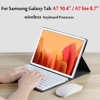 tok Samsung Galaxy Tab A7 10.4 billentyűzet esetben SM-T500 SM-T505 Tabletta Fedezi A Lap A7 Lite 8.7 T220 T225 vezeték nélküli billentyűzet