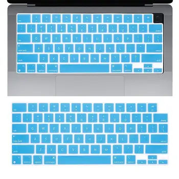 TPU Billentyűzet Fedél Az Új MacBook Pro 14 16 2021 A2442 A2485 Ultra Vékony Világos Vízálló angol Billentyűzet Védőfólia