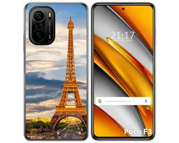Tpu Gél esetében Xiaomi kis F3 5G / Mi 11azt 5G design Párizs rajzok