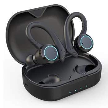 TWS Bluetooth-Kompatibilis Fülhallgató IPX7 Vízálló Vezeték nélküli 5.0 Fejhallgató Sport zajcsökkentés Earduds A Mikrofon Fülhallgató
