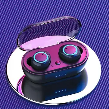 TWS Y50 Bluetooth 5.0 Vezeték nélküli Fejhallgató 450mAh Mini Sztereó Aktív zajszűrő Vízálló Mikrofon Zene Sport Fülhallgató