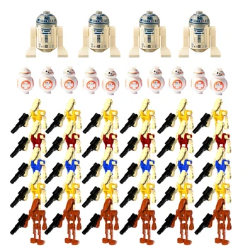 Tér Háborúk Ábra Film BB8 r2d2-val Droid akciófigurák Modell építőkövei Játékok Gyerekeknek BB-8 R2-D2 Figura Ajándékok