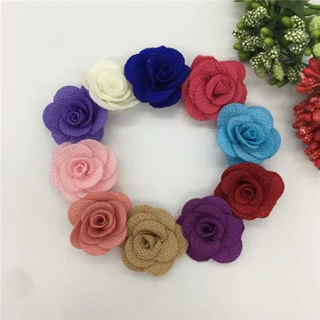 több színű Gyöngy, kender 3D mesterséges virág Karácsonyi lakásdekoráció DIY Virág Fal Scrapbook Ajándék Doboz, Tartozékok