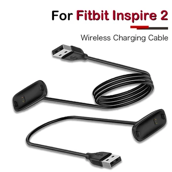 Töltés USB-kábel Kábel Kábel Adapter Biztonsági gyorstöltés Bázis Hordozható Töltő Fitbit Inspirálja 2 Smart Óra Tartozékok