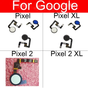Ujjlenyomat-Érzékelő a Menü Gomb Flex Kábel Google Pixel 2 XL 2XL Érintse meg az Otthon Oldalsó Gomb Flex Kábel Csere Alkatrészek
