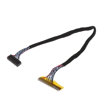 Univerzális FIX 30 Pin 1krón 6bit LVDS Kábel 26cm A 14.1-15.6 inch LCD Panel Csepp szállítás