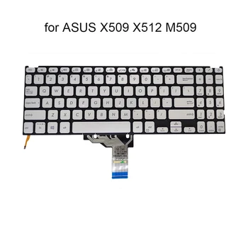 US angol laptop billentyűzet háttérvilágítással billentyűzet, csere ASUS Vivobook M509 X509 X509F X509U X509UM X509FA X509MA X509DA BA