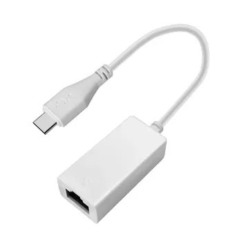 USB 3.1 C Típusú USB-C-RJ45 ethernet adapter kábel 100Mbps Realtek RTL8152 thunderbolt 3 hálózati adapter win10/8/mac