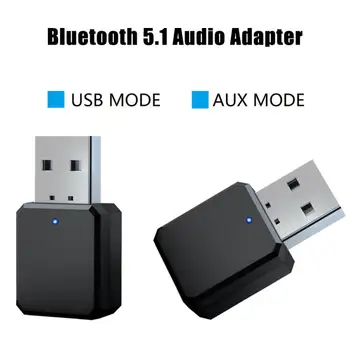 USB 5.1 Audio Receiver Adapter Adapter 3,5 mm-es AUX Otthoni Hifi Autó hi-fi Vezeték nélküli Audio Adapter Támogatás: kihangosított Hívás