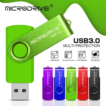 USB Flash Meghajtó 3.0 pendrive 128GB 64 GB 32 GB, 16 GB 8 GB 4 gb-os Forgó design Memory Stick Pendrive USB3.0