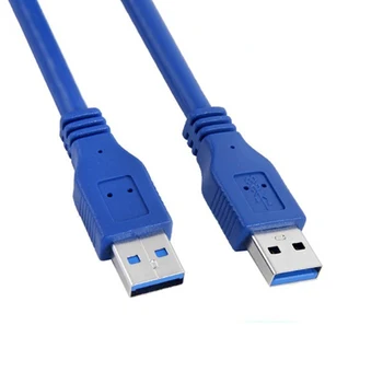 USB-USB Hosszabbító Kábel Típusú férfi Férfi USB 3.0 adapter Radiátor Merevlemez Webcom fényképezőgép USB-Kábel Extens