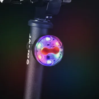 USB Újratölthető Kerékpár Fény bicicleta Vissza Hátsó Lámpa Kerékpár Biztonsági Figyelmeztető Lámpa Vízálló MTB LED вело фанарь на